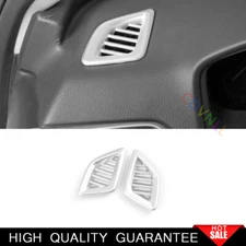 For Honda Accord 10th 2018-2022 Matte Silver Dashboard L&R Air Outlet Vent Trim