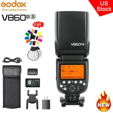 US Godox V860III-S 2.4G TTL HSS Flash Speedlite 2600mAh Li-on Battery For Sony