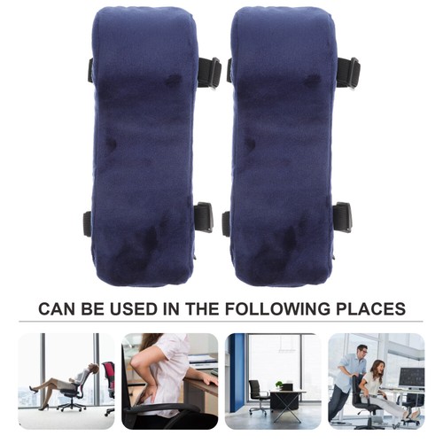 2 Pcs Memory Foam Hand Pillow Office Chair Armrest Cover Supple Cushions - Bild 12 von 12