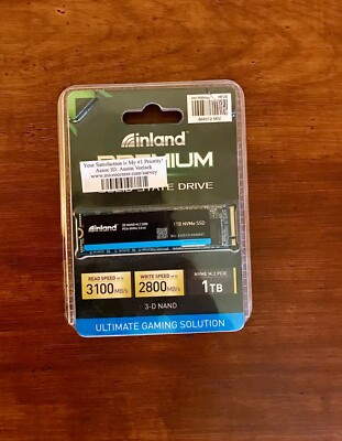 Inland Premium Solid State Drive 1TB 3100/2800MB New In Box