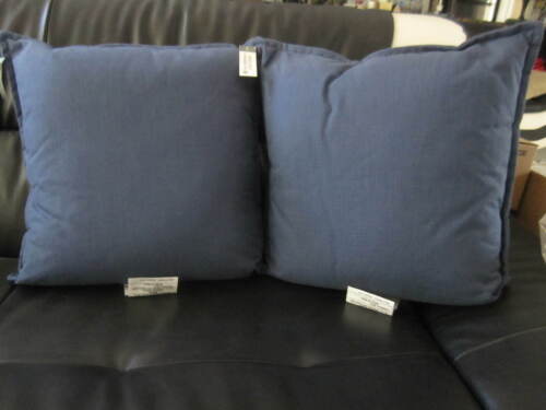New - Target Throw Pillows - Set of 2 - Blue Sail Embroidered Pillows - 18 x 18 - Picture 3 of 5