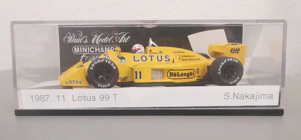 Minichamps Paul’s Model Art Formula Lotus 99 T 1987 S.Nakajima Sammlermodell - Bild 4 von 4