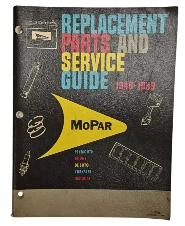 19461959 Chrysler Plymouth Dodge Replacement Parts & Service Guide