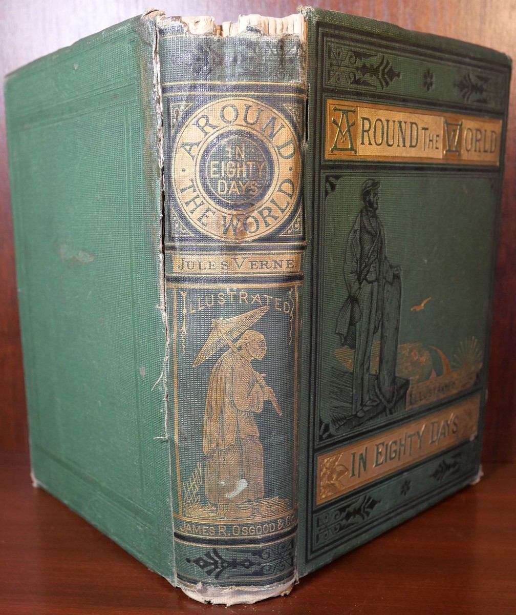 Jules Verne / Around The World in Eighty Days 1st Edition 1873 | eBay