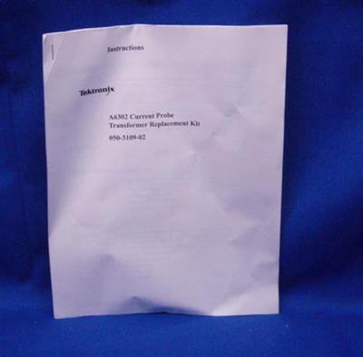Tektronix A6302 Current Probe Tranformer Kit Manual