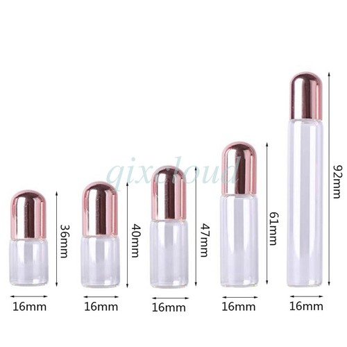 1ml 2ml 3ml 5ml Portable Mini Perfume Glass Rollerball Bottles for Essential Oil - Picture 13 of 14