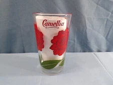 Boscul Peanut Butter Glass Tumbler Red Camellia - Red Name At Top #100