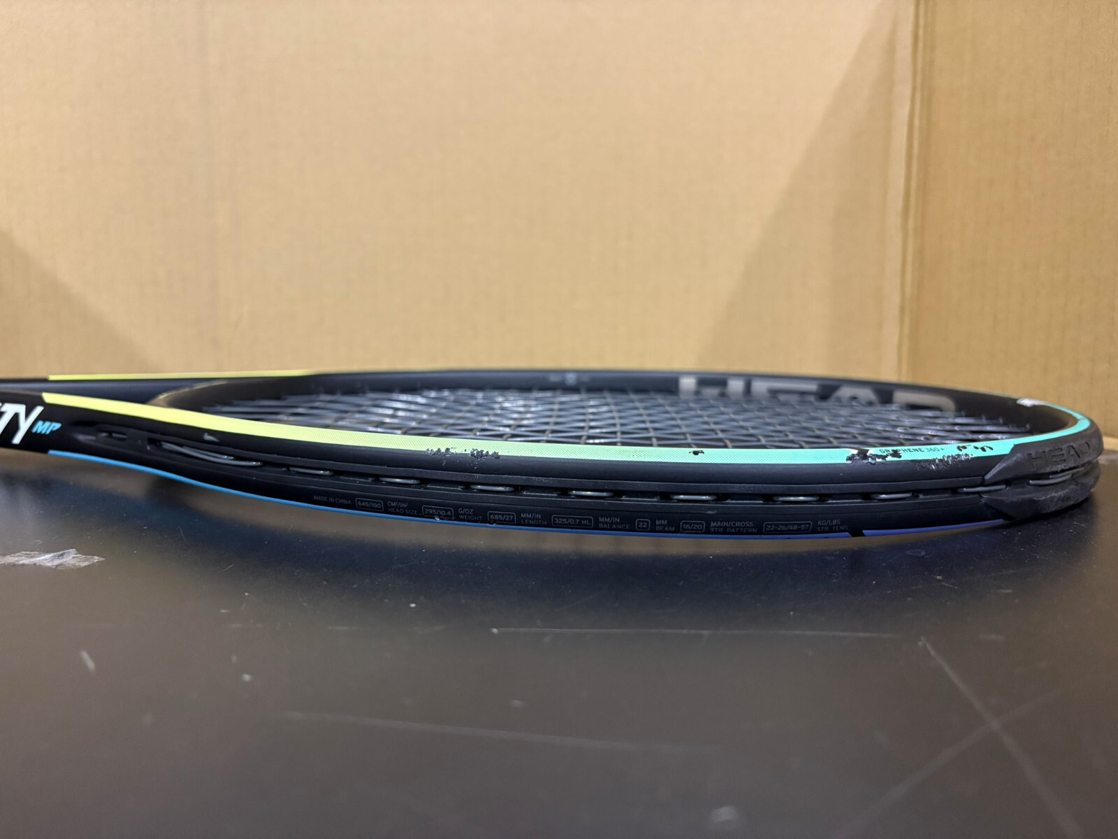 Head Graphene 360+ Gravity MP 2021 Used Tennis Racquet Grip Size 4_3/8