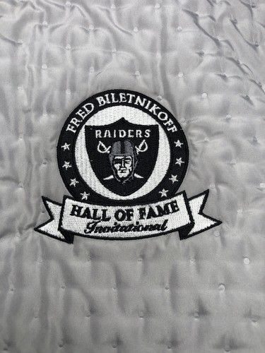 Oakland Raiders Jacke Herren Large Fred Biletnikoff Foundation HOF Field Coat - Bild 5 von 12
