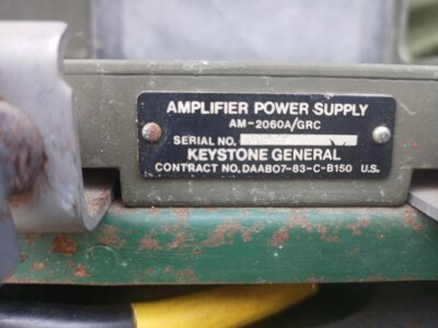 【実働】軍用無線機　PRC-77と車載マウントユニット Military Radio Functional PRC-77 and Vehicle Mounting Unit 20kg