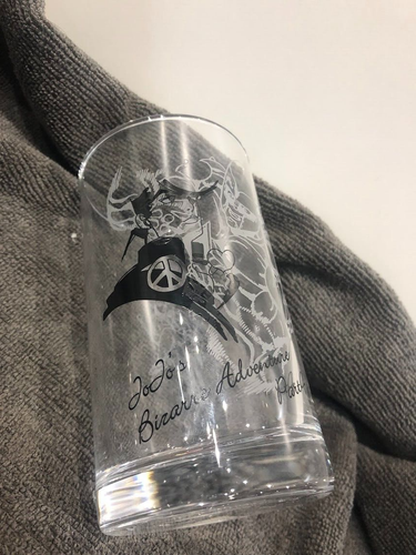 jojo's bizarre aventura Josuke Higashikata diamante loco taza de vidrio Ichiban Kuji - Imagen 7 de 11