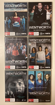 Wentworth Season 1-6 1 2 3 4 5 6 (DVD) PAL R4 GC Foxtel Showcase