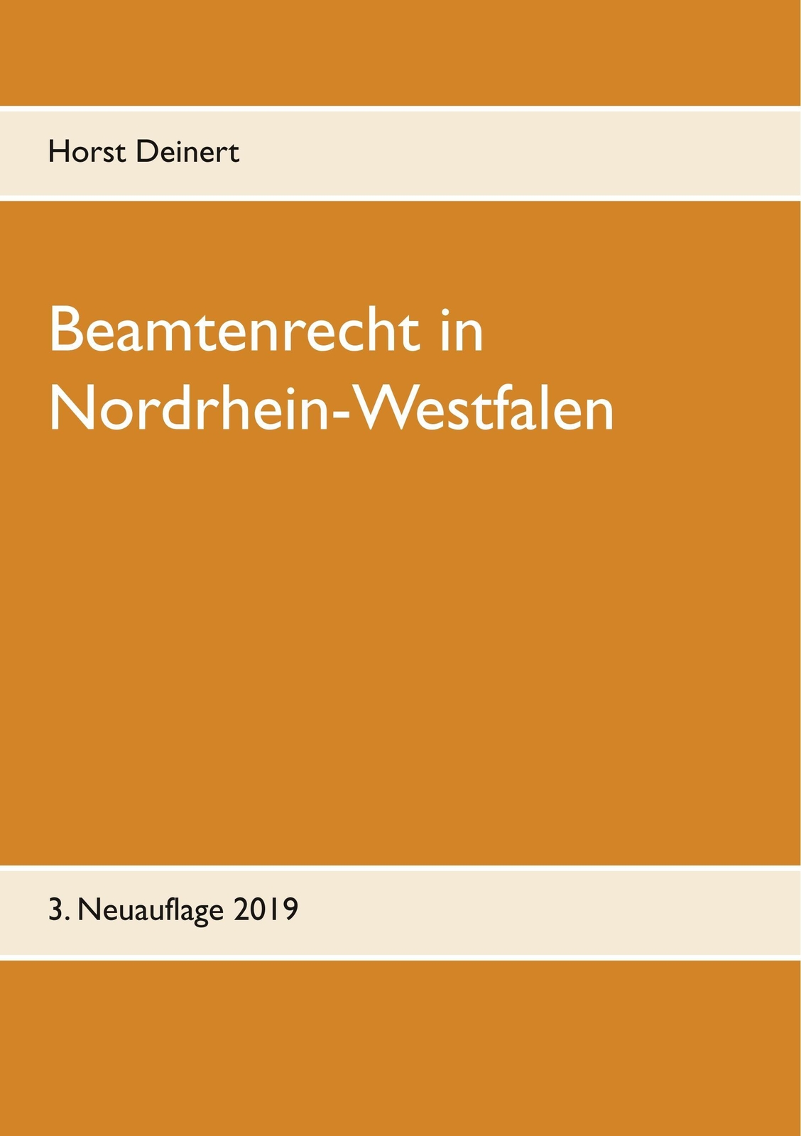 Thumbnail - Beamtenrecht In Nordrhein-westfalen Neuauflage 2019 Horst Deinert