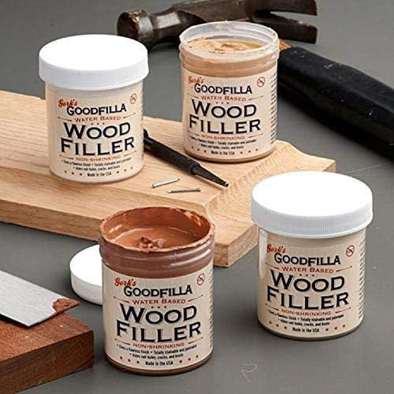 Water-Based Wood & Grain Filler - Base/Neutral - 8 Oz by  | Repairs, Finishes & 