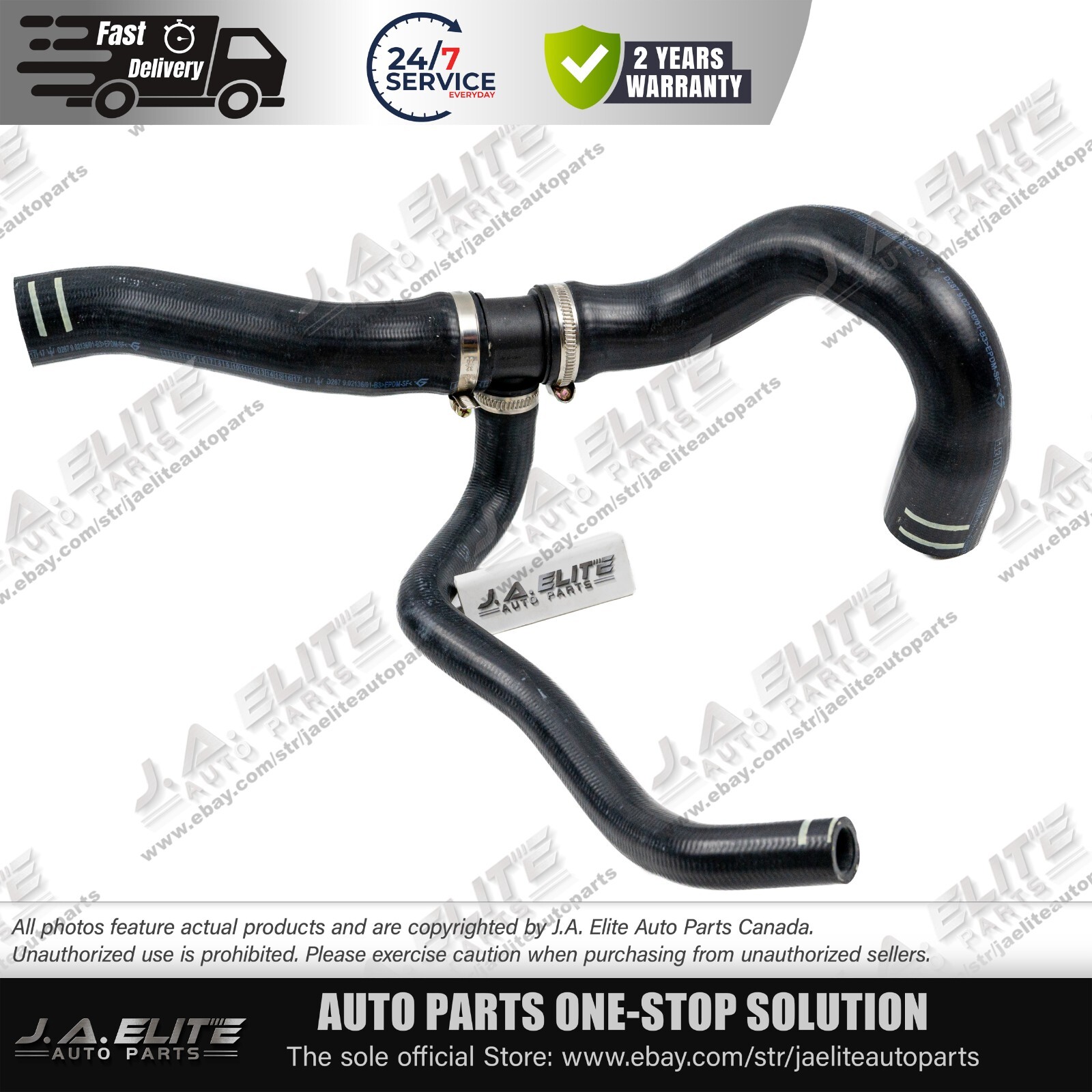 Radiator Water Outlet Hose for Maserati Ghibli, Quattroporte, Levante 3.0L V6
