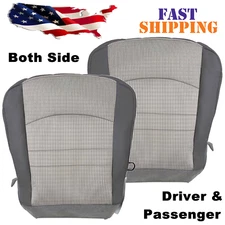 For Dodge Ram 2009-2012 Driver Passenger Bottom Top Seat Cover Gray Accessories