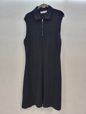 Ronnie Nicole Womens Vintage Waffle Knit Dress Sleeveless Sz Large Lbd Fit Flare