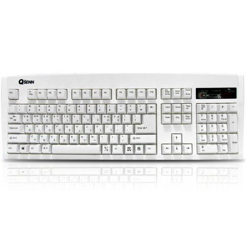 QSENN SEM-DT35 Gaming Keyboard EN/KR Layout USB (White)