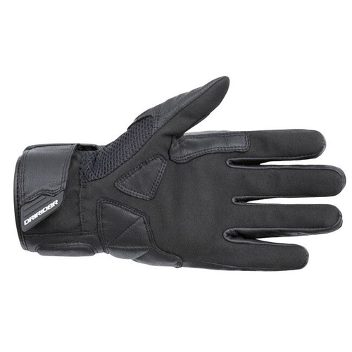 L Large MENS Dririder SPRINT LEATHER SUMMER Motorbike Gloves Black - Picture 2 of 5