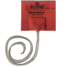 Wolverine Silicone Pad Heater 3 x 3" 50w 12v - Engine Oil Sump Fuel Filter
