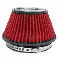 BLOX 6" Round 5" H Tapered Universal Dry Air Intake Cone Filter Car/Truck/SUV