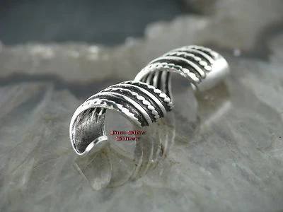 INN-SIDE SILVER Plata 925 joyería de barba anillo de barba criollo de barba gótico espiral de barba borde de cordón celta