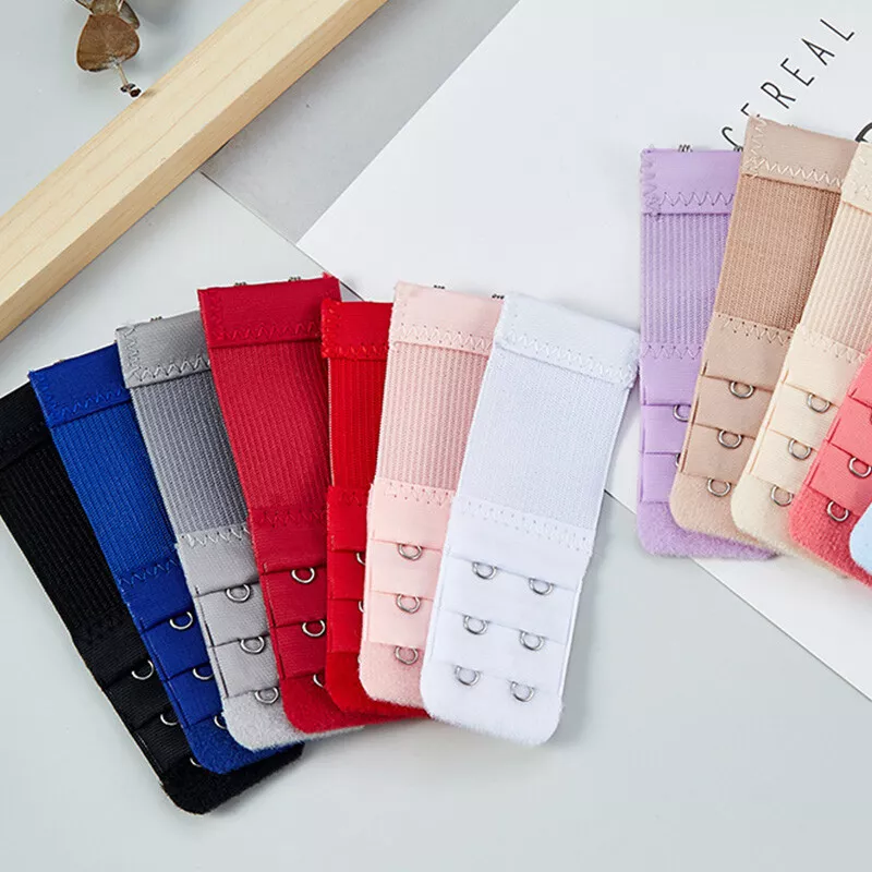 Bra Extender 2 Hooks Elastic Extension 13 Colours Bra Strap