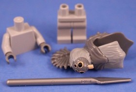 LEGO&reg; brick STAR WARS&trade; 8085 TAI-SEN&trade; Minifigure Alien Talz Male Chieftain +Spear