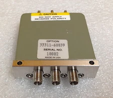 HP / Agilent  33311-60039  DC -18 GHz, 24 VDC, SMA, SPDT Coaxial Switch. Tested!