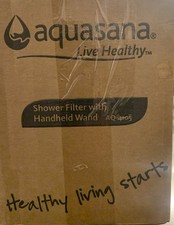 Aquasana AQ-4105 Showerhead Filter System with Handheld Wand - NEW Open Box