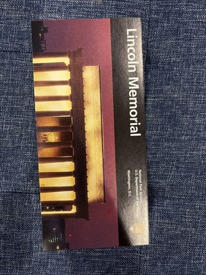 Lincoln Memorial National Park Unigrid Brochure Map Washington DC