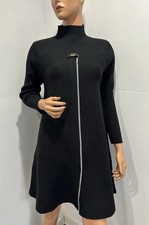 Tory burch dress Black Knit Long Sleeve A Line Style Size Small
