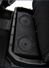 2 10" Kicker Subwoofers Sub Box Enclosure Fits 2022-2023 Toyota Tundra Crew Max