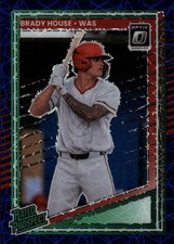 2025 Panini Donruss Optic Rated Prospect Blue Velocity - Brady House #150