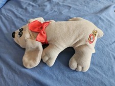 Vintage Collectible Pound Puppy 8 Inch Grey Stuffed Animal 1985