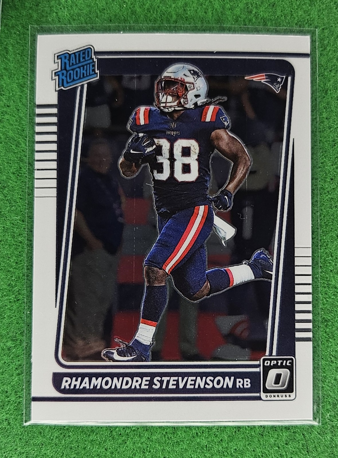 2021 Panini Donruss Optic - Rated Rookie Rhamondre Stevenson #237 (RC)