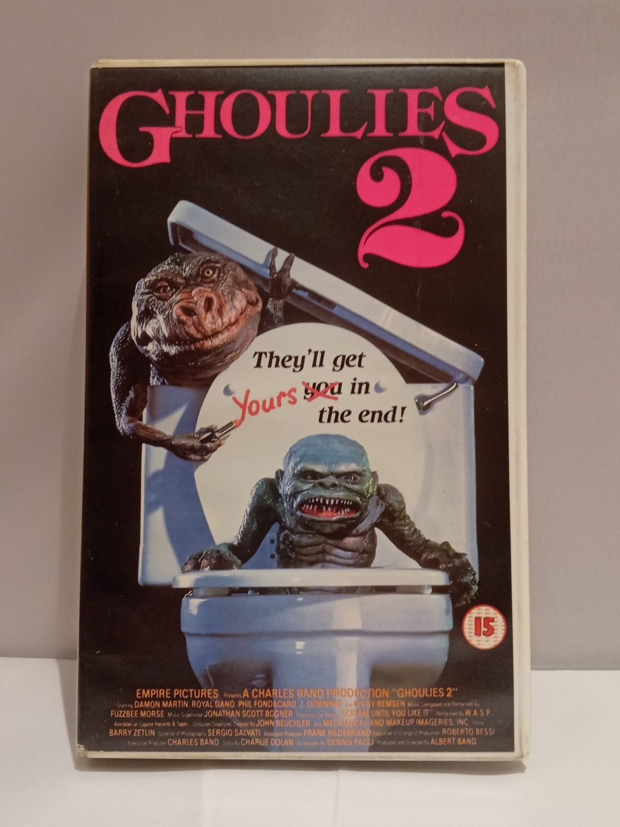 Ghoulies 2 VHS Video Tape - Ultra Rare Horror Big Box Ex Rental