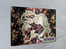 1999 Pokemon Japanese Meiji Embossed Foil Promo Windie/Arcanine Mint NP