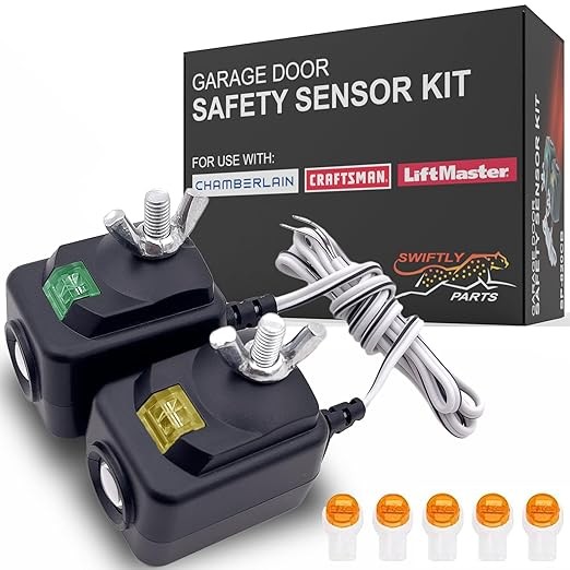 Garage Door Opener Safety Sensor Replacement Infrared Photo Eye Kit