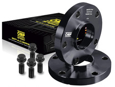 OMP Speed Spurverbreiterung 20mm 5x100 56.1mm Alu Schwarz M14x1.5 10 Bolzen 2 St