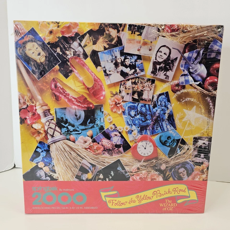 Springbok Follow the Yellow Brick Road Wizard of Oz 2000 Piece PUZZLE Sealed - Image 2 of 4