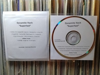 Dynamite Hack Superfast CD 2000 ADV PROMO USA EDITION INDIE RAP COVER N.W.A.