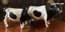 Vintage Coopercraft? Friesian Cattle Cow and Bull
