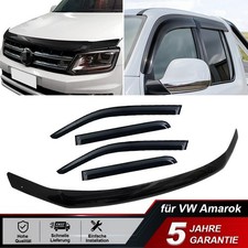 Motorhaube Deflektor Windabweiser für VW Amarok 2009-2022 Steinschlagschutz 5tlg
