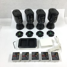 Arlo Pro 4 VMC4041P Spotlight Indoor/Outdoor Camera Black Set of 4
