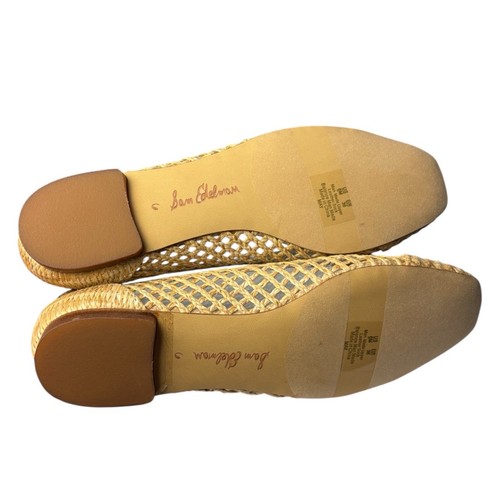 Neu Sam Edelman May Raffia Ballerinas natur gewebt Größe 6 neutrale Schleife - Bild 5 von 8