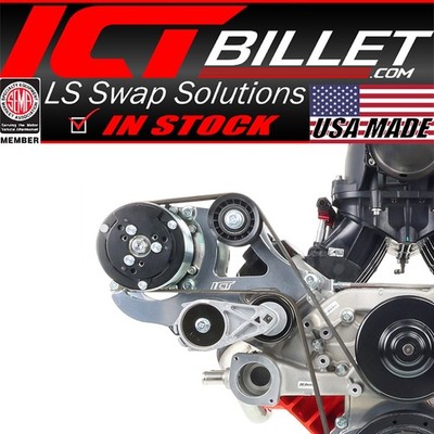 LS Corvette - Sanden 508 A/C Air Conditioner Compressor Bracket Kit LS AC GTO