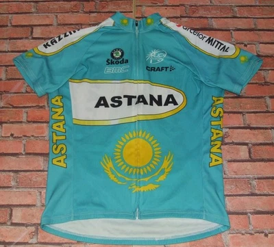 CRAFT ASTANA Maillot Maillot Cyclisme Velo MAILLOT BICI CICLISMO (2074) Tg. XL - Photo 1/2