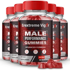 (5 Pack) Erextreme Vigor Men Gummies, ErextremeVigor Male Performance Gummy