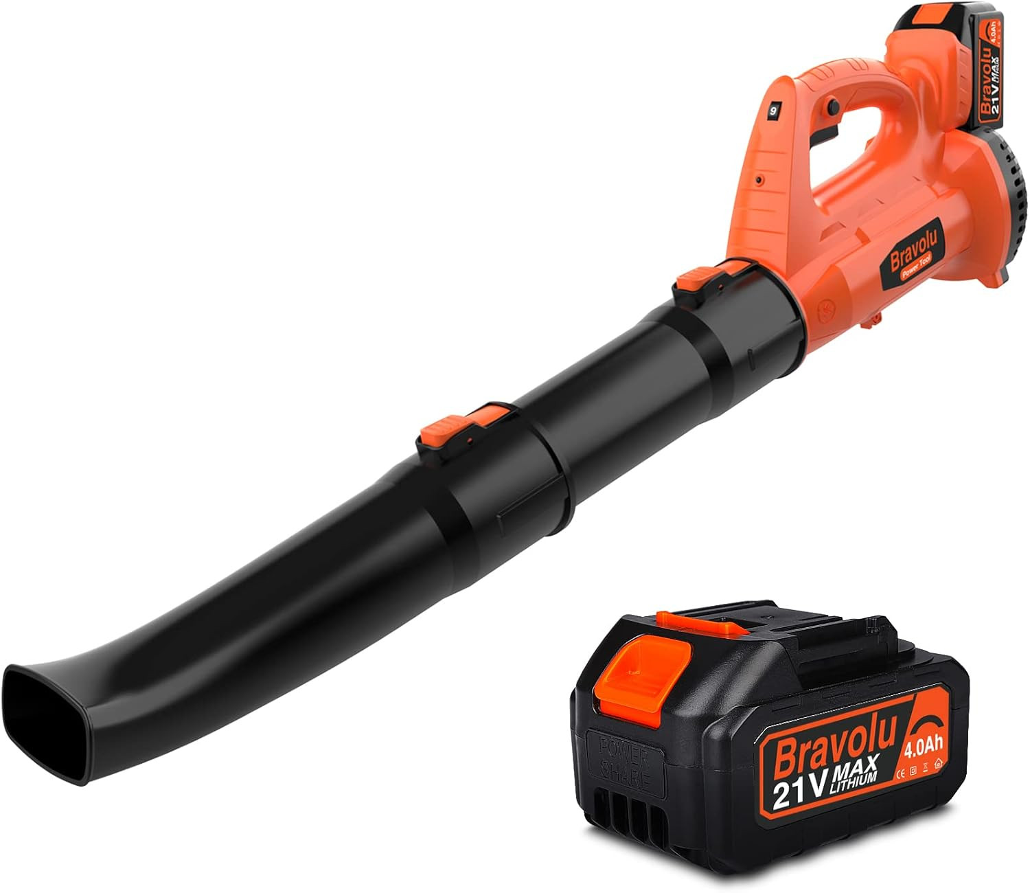 Soffiatore Senza Fili 21V | Batteria 4.0Ah | Pulizia Giardino 2026
